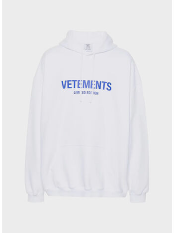 FELPA HOODIE LIMITED EDITION, WHITE/BLUE, small