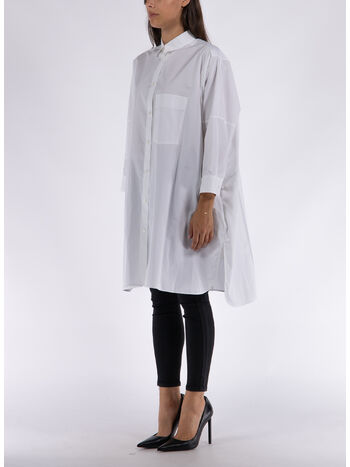 CAMICIA OVERSIZED BOXY, 100 OPTIC WHITE, small