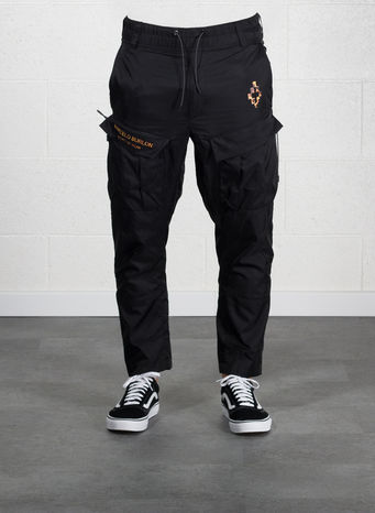 PANTALONE FIRE CROSS CARGO, BLACK/MULTI, small