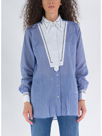 CAMICIA RIVER, 500 BLUE & WHITE, small