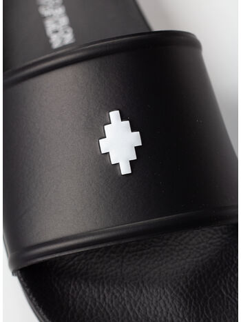 CIABATTA COUNTY CROSS SLIDER, 1001 BLACK WHITE, small