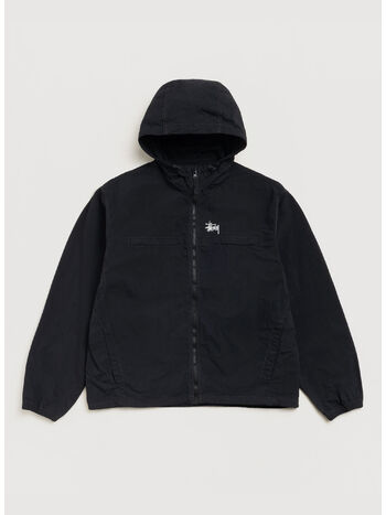 HOODED JACKET LIGHTWEIGHT, 0001 BLACK, small