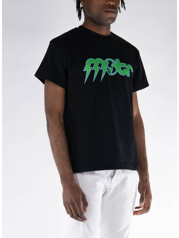 T-SHIRT GIROCOLLO, 0372 BLACK, small