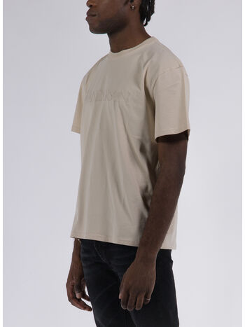 T-SHIRT LOGO EMBROIDERY, 132 BEIGE, small