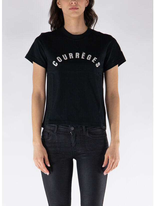 T-SHIRT AC STRAIGHT, BLACK, large