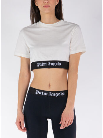 T-SHIRT CROP  LOGO TAPE, 0310, small