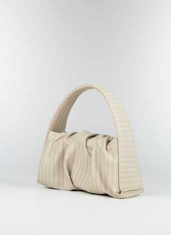 BORSA HERA BRAID, IVORY, small