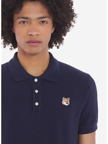 POLO FOX HEAD PATCH, P480 NAVY, small