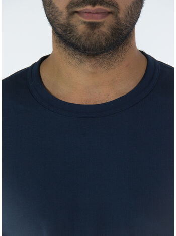 T-SHIRT CREW NECK, 412 NAVY, small