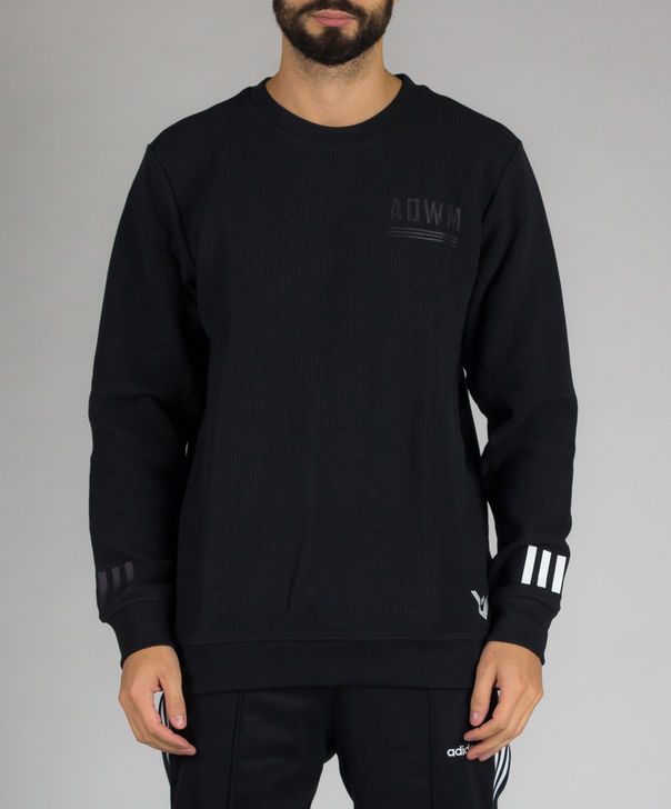 FELPA WHITE MOUNTAINEERING CREW, COREBLACK, large