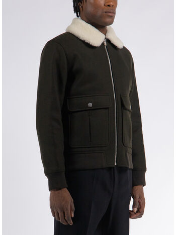 GIACCA BLOUSON NEW BEN, KAF  DARK GREEN, small