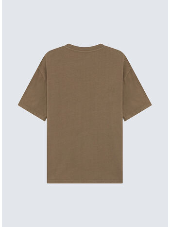 T-SHIRT MICRO LOGO, C0647 Jersey Dyed Walnut, small