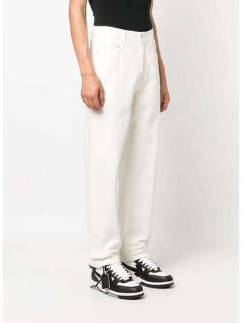 PANTALONE HEART EMBROIDERY, CREAM, small