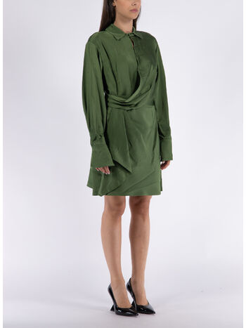 ABITO TALIT DRAPED FRONT, NORI, small