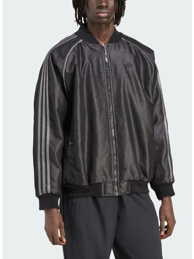 GIACCA IN DENIM, BLACK, large