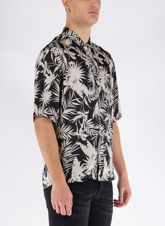 CAMICIA BOWLING, 0990NERO, small