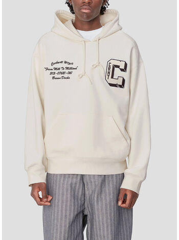 FELPA HOODIE BROWN DUCKS, , small