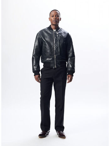 GIACCA IN PELLE, 999 BLACK, small