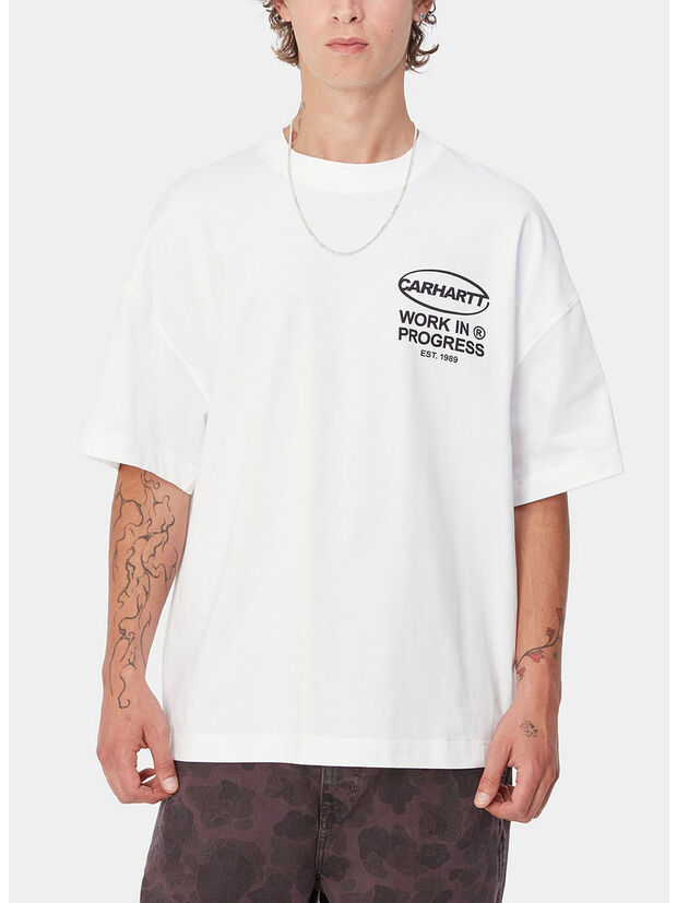 T-SHIRT S/S BODY OF WORK, 00AXX WHITE/BLACK, large