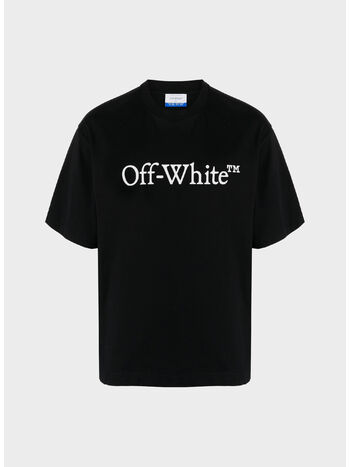 T-SHIRT SKATE CON LOGO, 1001 BLACK WHITE, small