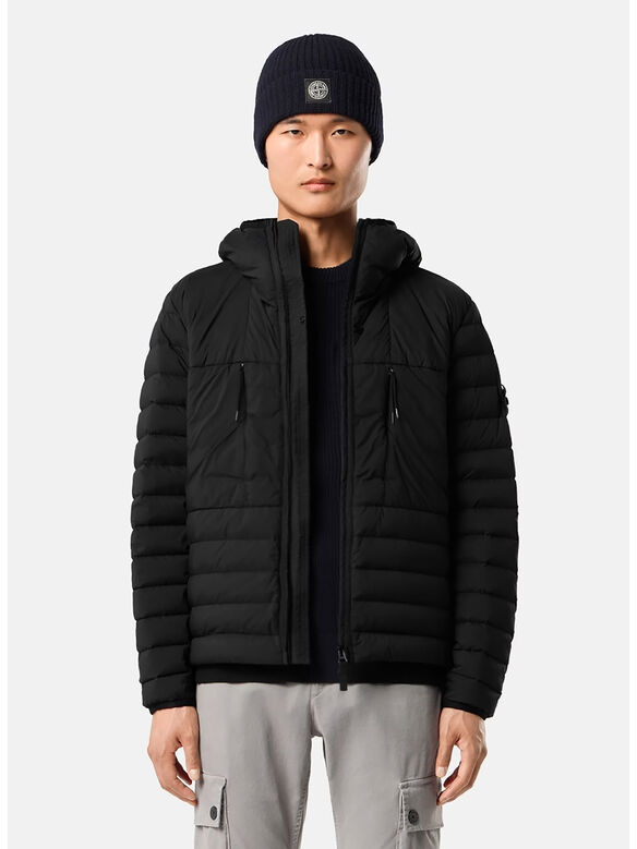 GIUBBOTTO SEAMLESS TUNNEL HOODED, V0029 BLACK, medium