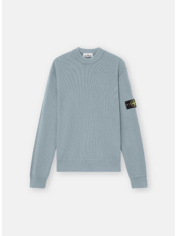 MAGLIONE RIBBED SOFT COTTON, V0049 ASHGREY, small