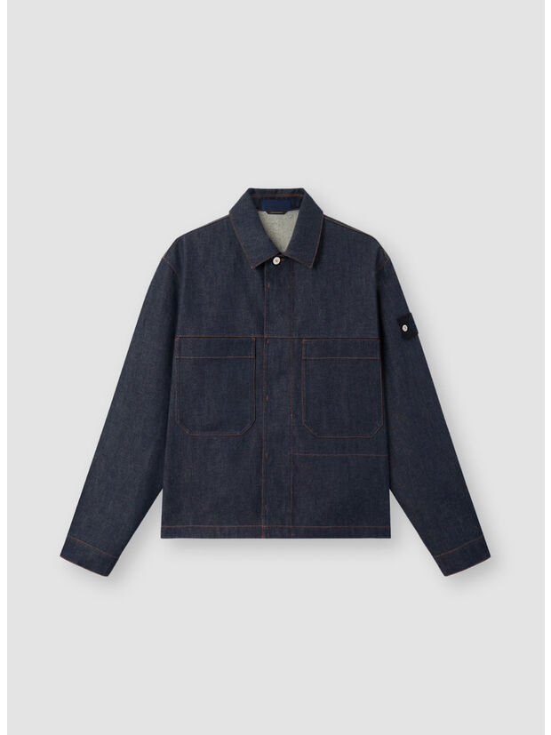 GIUBBOTTO INDIGO DENIM-RAW, VJ200, large