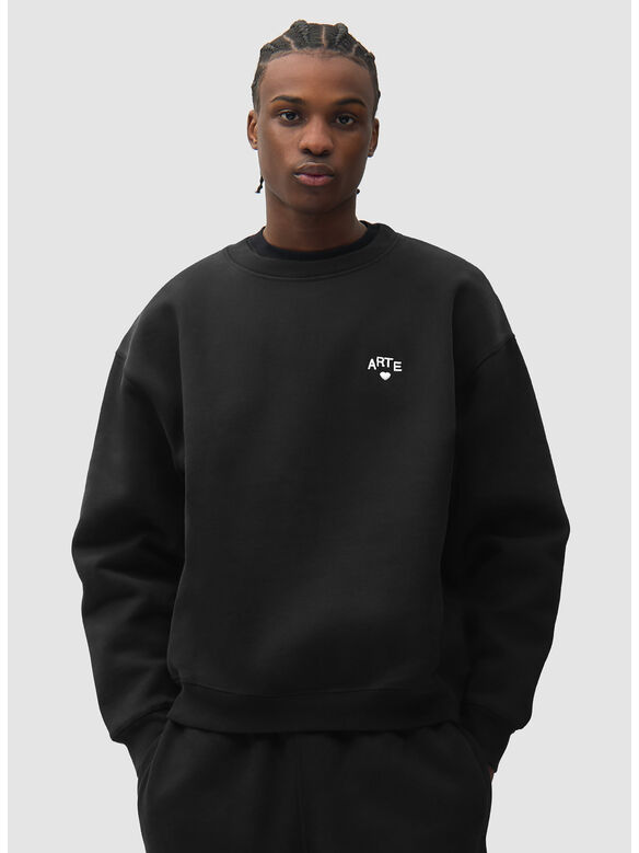 FELPA HEART, 1 BLACK, medium