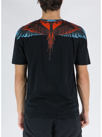 T-SHIRT ICON WINGS, 1025 BLACK RED, small