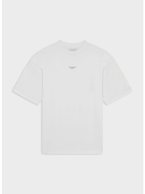 T-SHIRT SLOGAN CLASSIQUE, OPW OPTIC WHITE, large