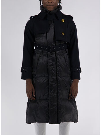 CAPPOTTO MELTON x PADDED, 001 BLACK, small