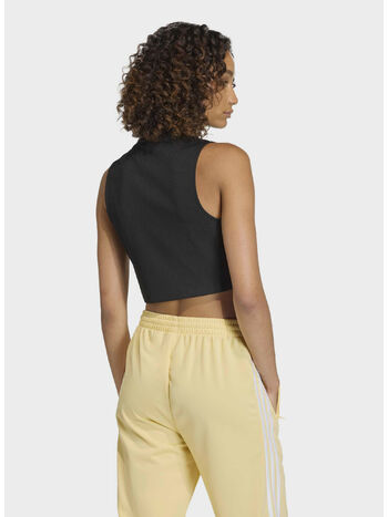 TOP SLEEVELESS, BLACK/WHITE, small