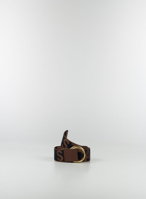 CINTURA BELT H4 ECO MONOGRAM FABRIC, 4104INKTAN, large
