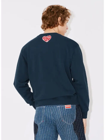 FELPA KENZO HEARTS CLASSIC, 77 MIDNIGHT BLUE, small