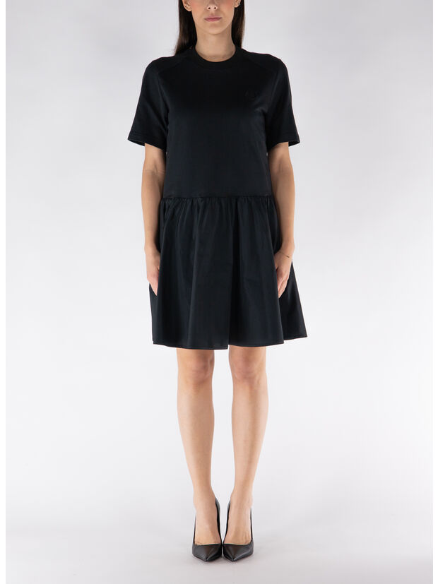ABITO CORTO IN COTONE, 999, large