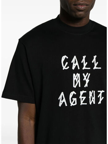 T-SHIRT AGENT, P413 BLACK + THE ENEMY PRINT, small