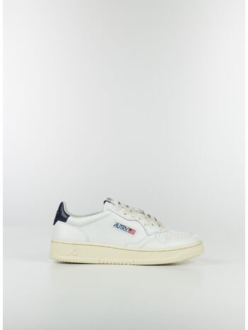 SCARPA LOW IN PELLE BIANCO, LL12 WHITENAVY, small