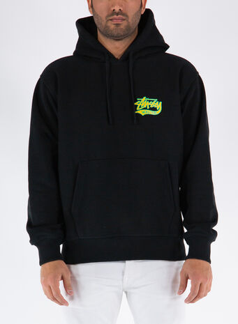FELPA CON CAPPUCCIO SLUGGER HOOD, BLACK, small