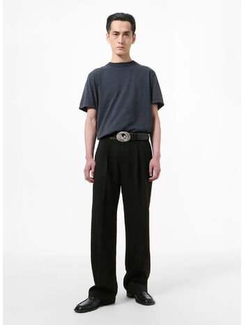 PANTALONE SLACK, COARSE BLACK GABARDINE, small
