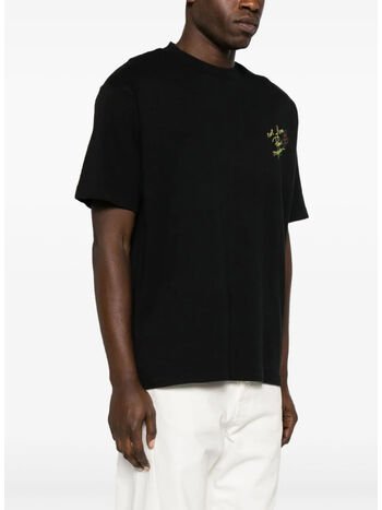 T-SHIRT SLOGAN ESQUISSE, BL BLACK, small