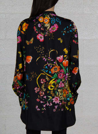 CAMICIA FLORA, 1061BLACKPRINTED, small