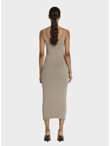 ABITO RAW KNIT MIDI CLAY, 0019 CLAY, small