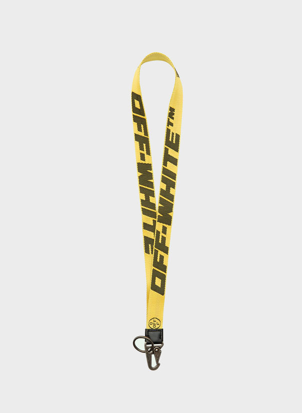 COLLANA PORTACHIAVI INDUSTRIALE, YELLOW/BLACK, large