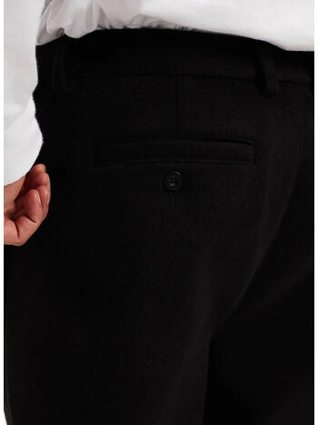 PANTALONE WOOL SUITE, BLACK, small