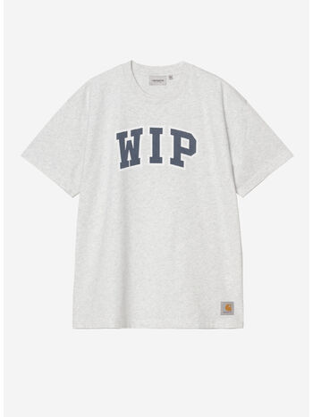 T-SHIRT WIP III, 48260 Ash Heather, heavy stone wash, small