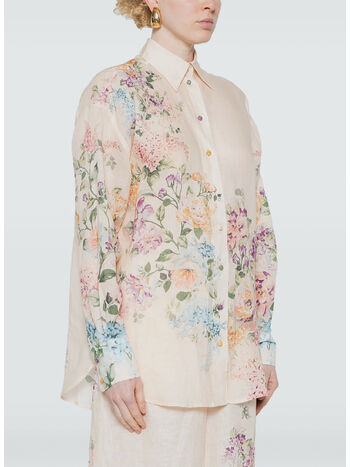 CAMICIA HALLIDAY RELAXED, CWFL CREAM WATERCOLOUR, small