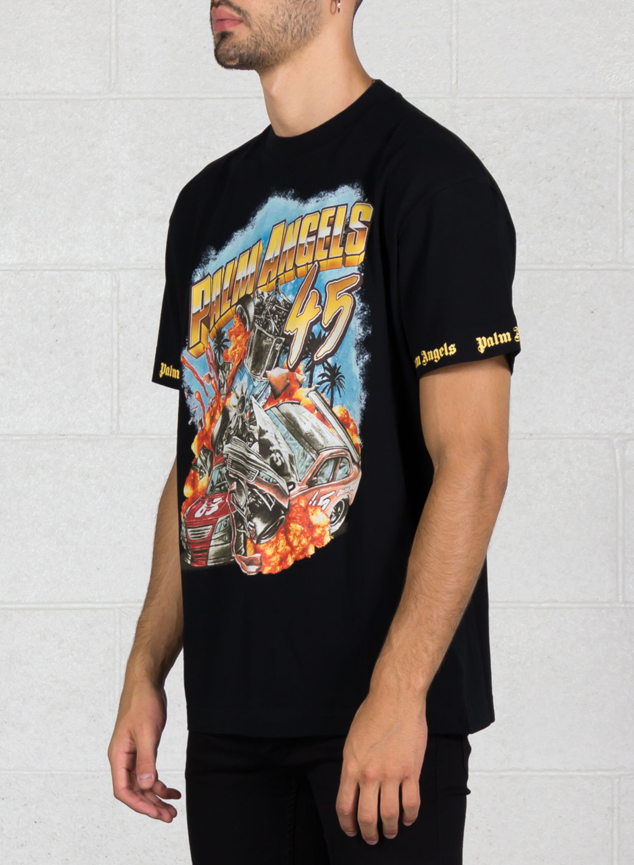 palm angels car crash tee