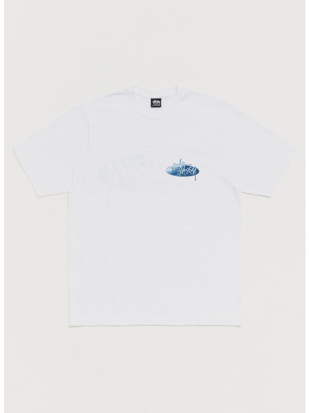 T-SHIRT WAVE, 1201 WHITE, large