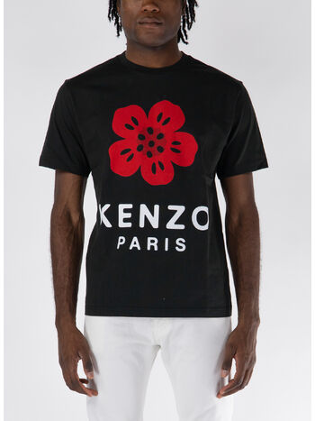 T-SHIRT BOKE FLOWER, 99J BLACK, small