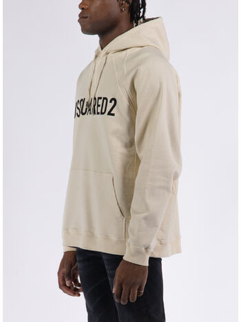 FELPA HERCA FIT HOODIE, 103 CREAM, small